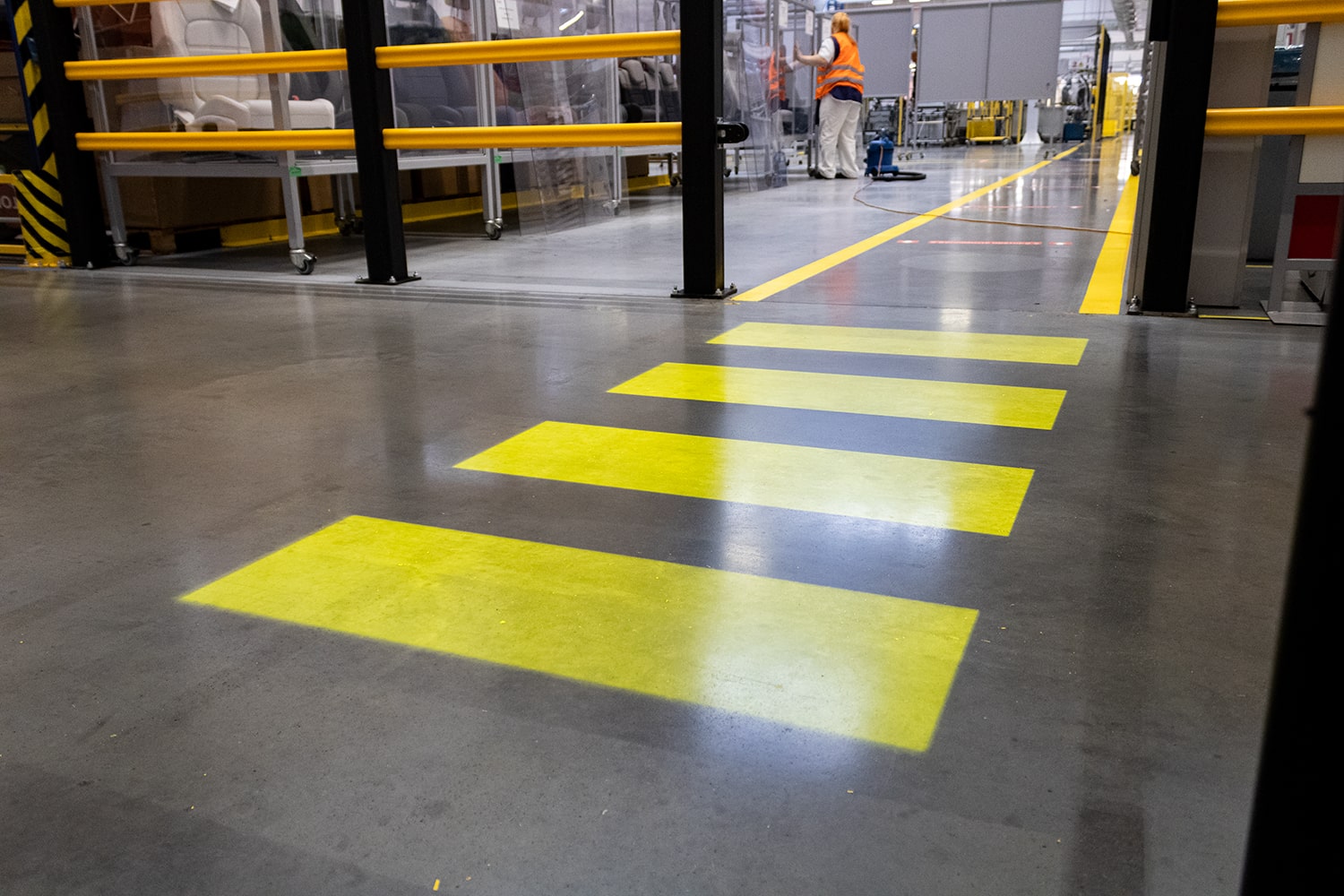Sensorstyrt gangfelt projisert med LED