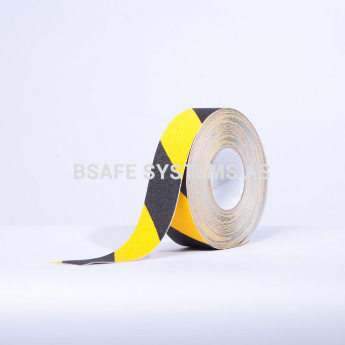 Merking : antiskli tape TA7111 gul sort : Bsafe Systems AS