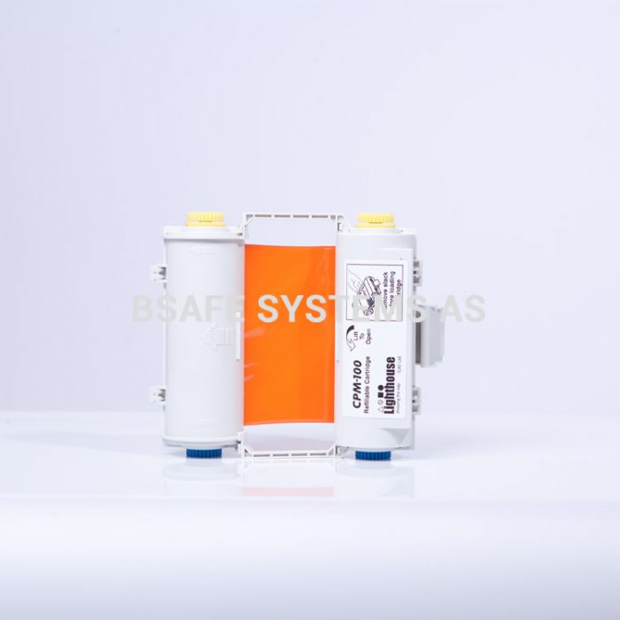 Fargebånd med holder CPM-100 orange : CPMR46-RC : Bsafe Systems AS
