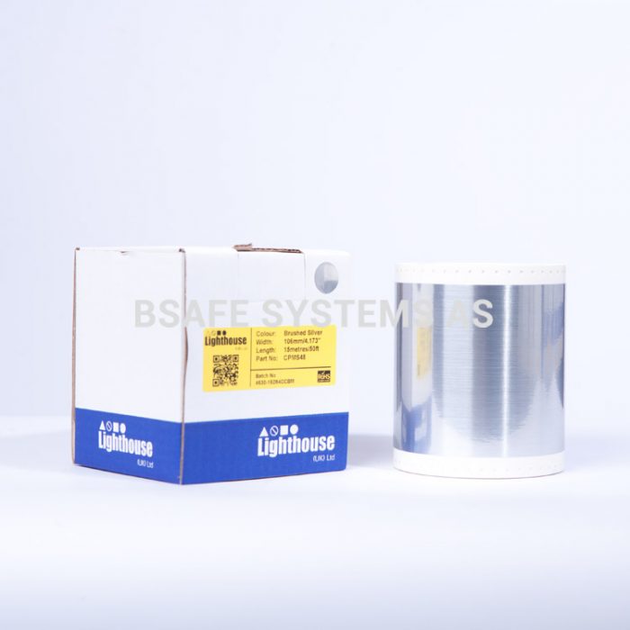 Børstet sølv CPM-100 spesialfolie CPMS48 : Bsafe Systems AS