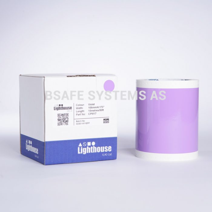 Vinylfolie CPM violett CPM17 : Bsafe Systems AS