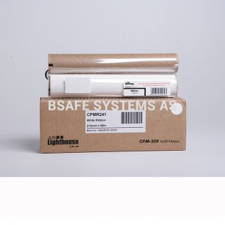 Fargebånd refill CPM-200 standard Hvit : Bsafe Systems AS