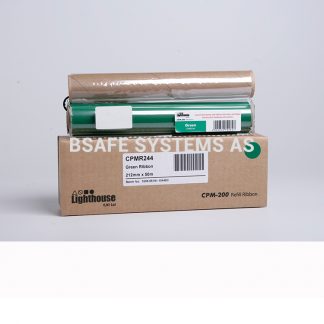Fargebånd refill CPM-200 standard Grønn : Bsafe Systems AS
