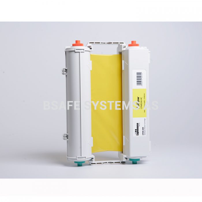 Fargebånd gul CPM-200 : Bsafe Systems AS