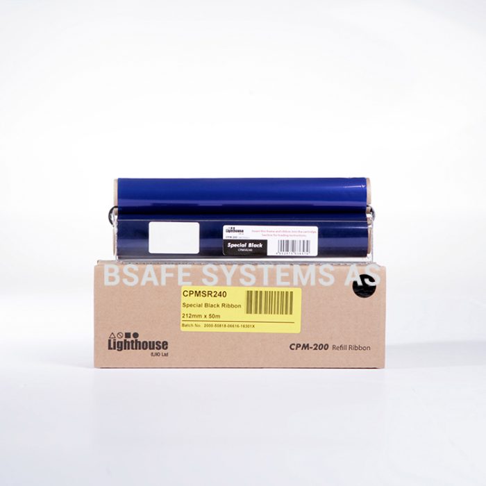 Fargebånd refill CPM-200 Spesial sort CPMSR240 : Bsafe Systems AS