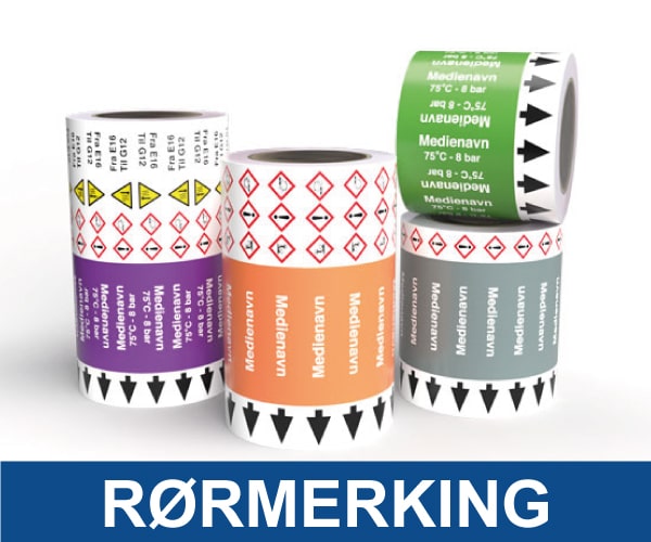 Rørmerking rull NS-813 : BSafe Systems AS